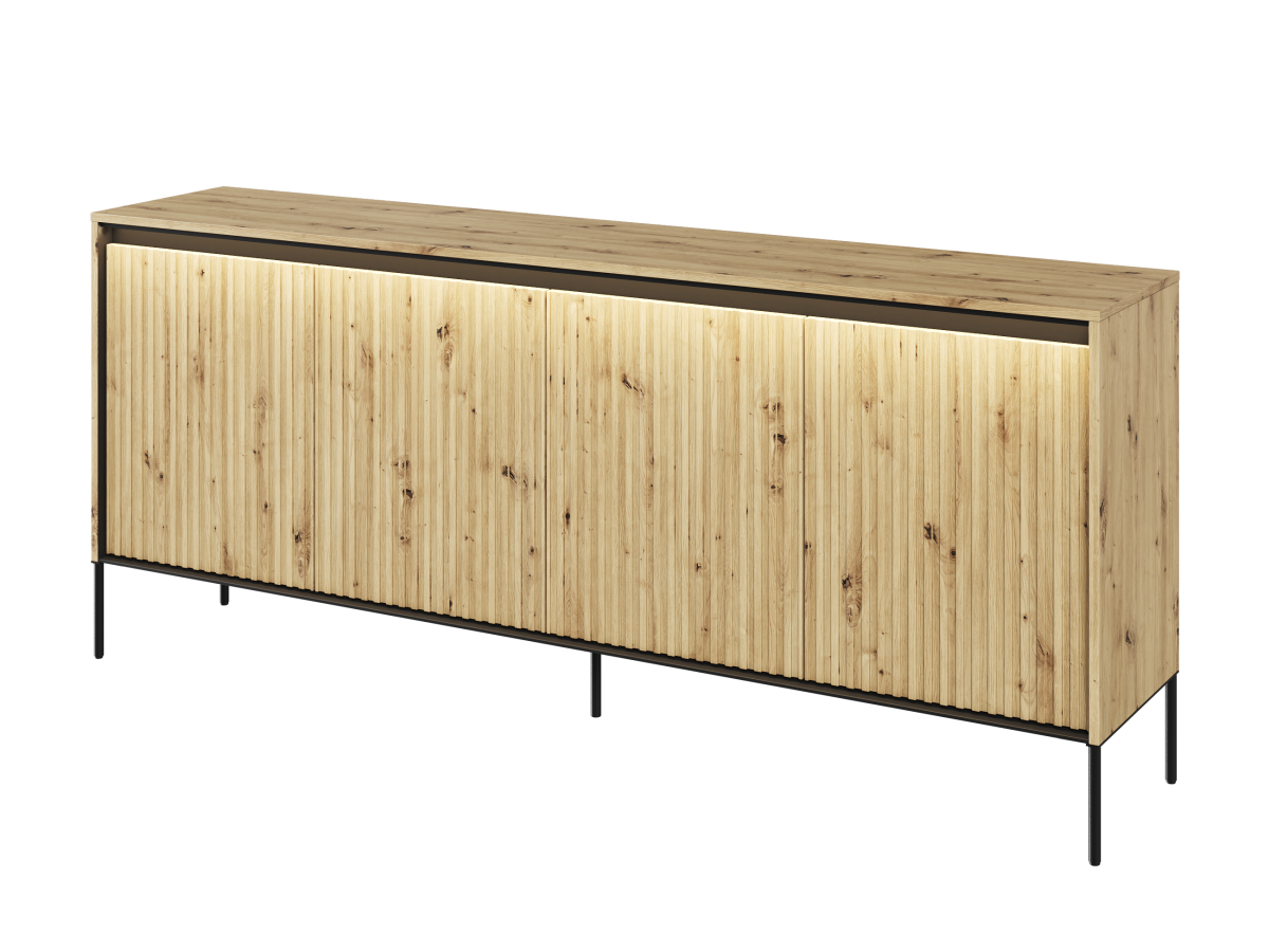 TR4DAC-V2_02 KOMODA TREND DĄB ARTISAN CZARNY ZEWNĄTRZ OŚWIETLENIE LED.png