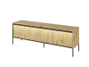 TR5DAC-V2_02 SZAFKA RTV TREND DĄB ARTISAN CZARNY ZEWNĄTRZ OŚWIETLENIE LED.png