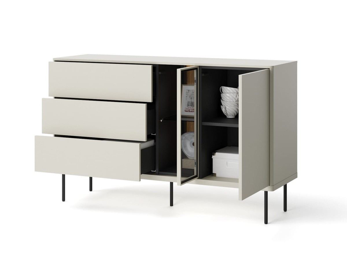 EP3KDC_03 KOMODA OŚWIETLENIE LED KASZMIR DĄB CIEMNY WEWNĄTRZ PÓŁARANŻ.jpg