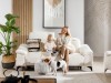 Dwuosobowa Modułowa Sofa GRAPPA w Salonie