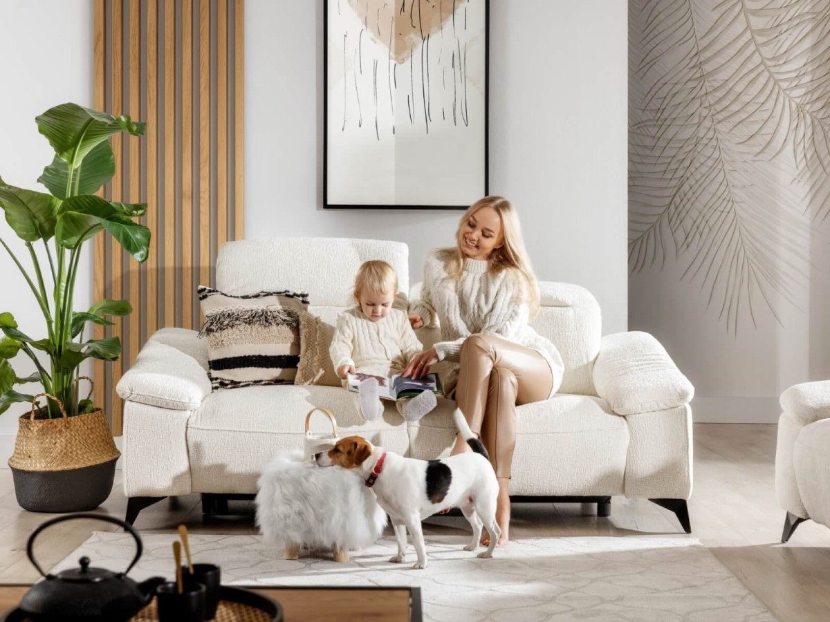 Dwuosobowa Modułowa Sofa GRAPPA w Salonie