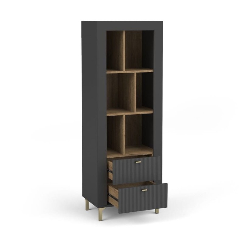 MO4 regał niski open black Szerokość 60cm Wnętrze.jpg