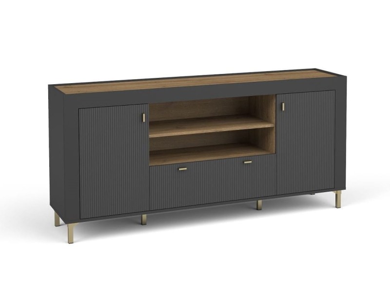 MO7 komoda bez kominka black Szerokość 177,2cm.jpg