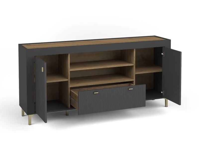 MO7 komoda bez kominka open black Szerokość 177,2cm Wnętrze.jpg