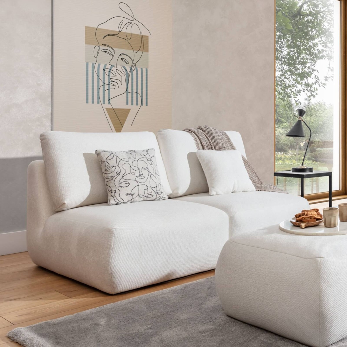Funkcjonalna, Wygodna Sofa oraz Fotel DIONIZOS do Salonu