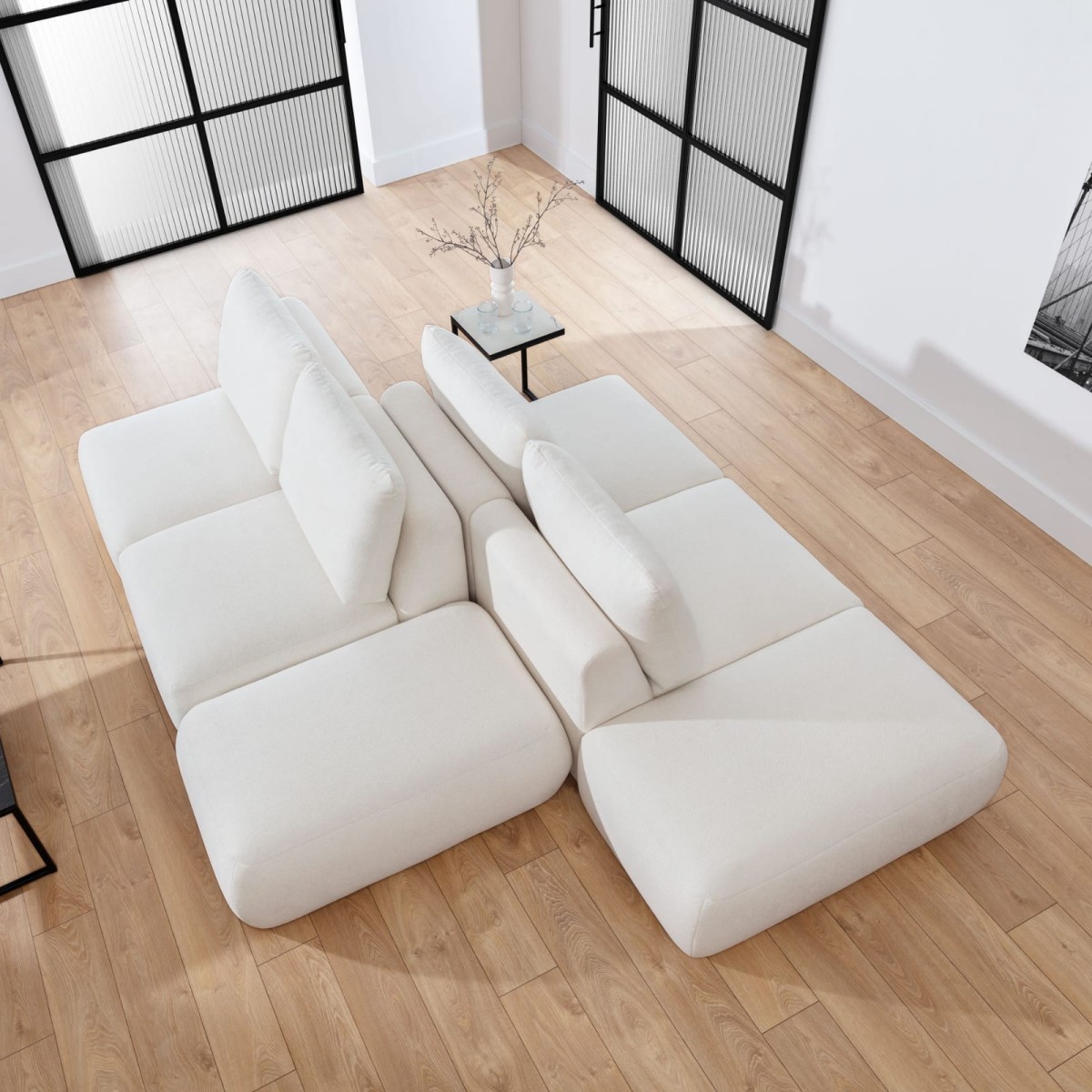 Nowoczesna Sofa DIONIZOS do Salonu Widok od Góry