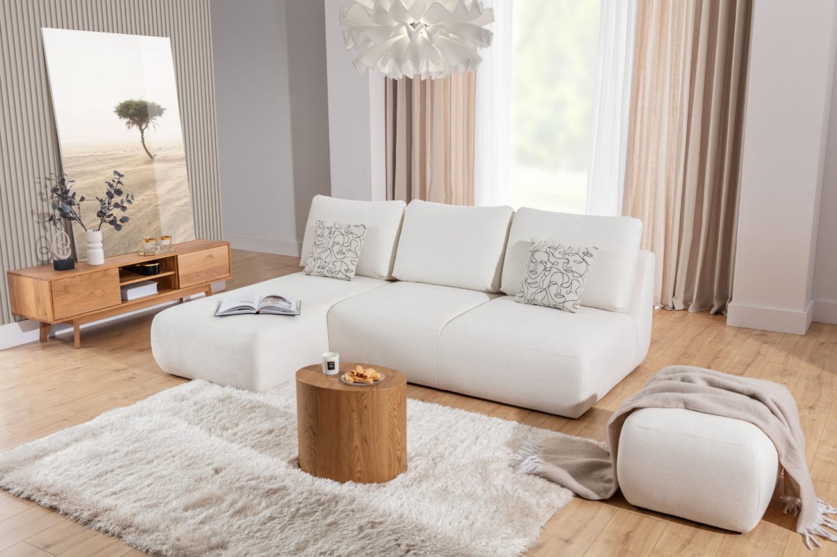 Funkcjonalna, Wygodna Sofa oraz Fotel DIONIZOS do Salonu