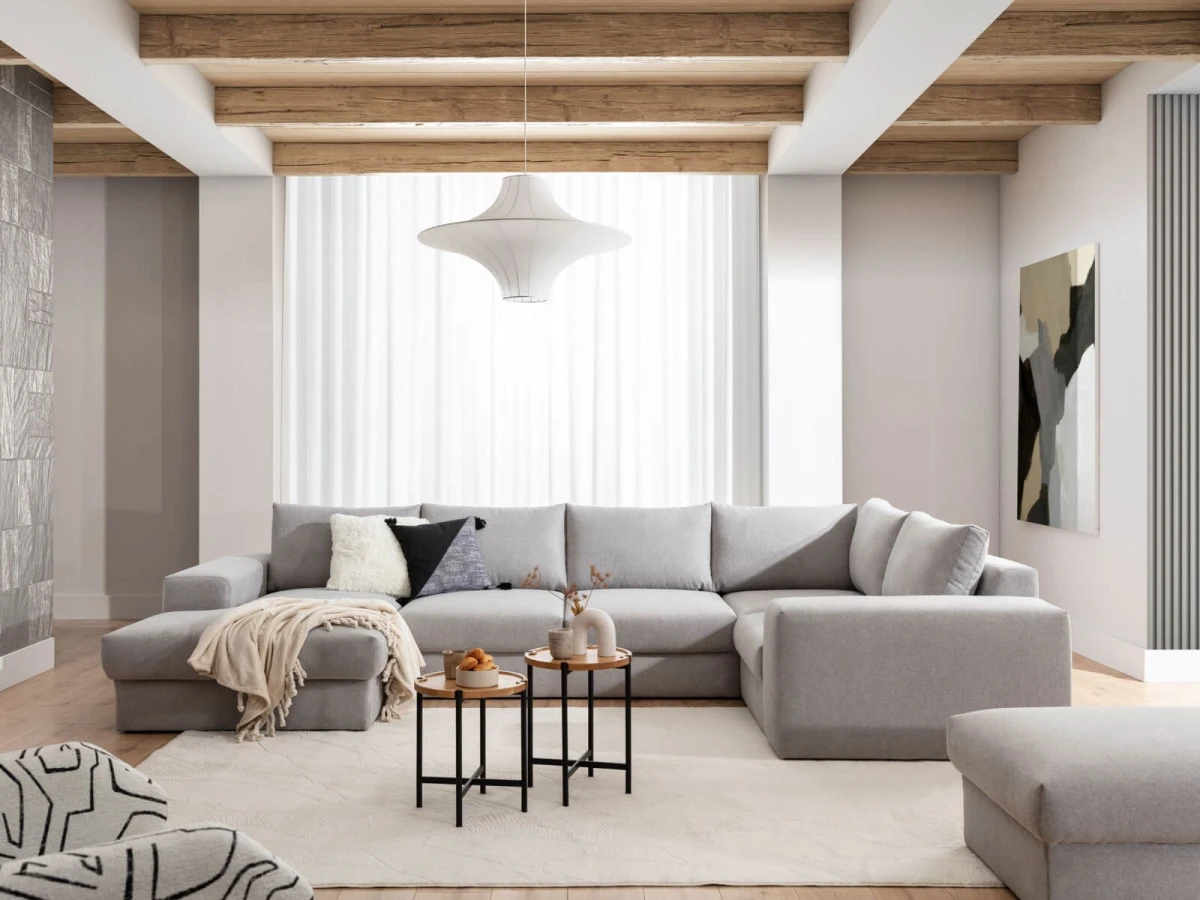 Narożnik HERMES XL 365 cm Modułowy OBL+3+R+1BP Nowoczesny do Salonu