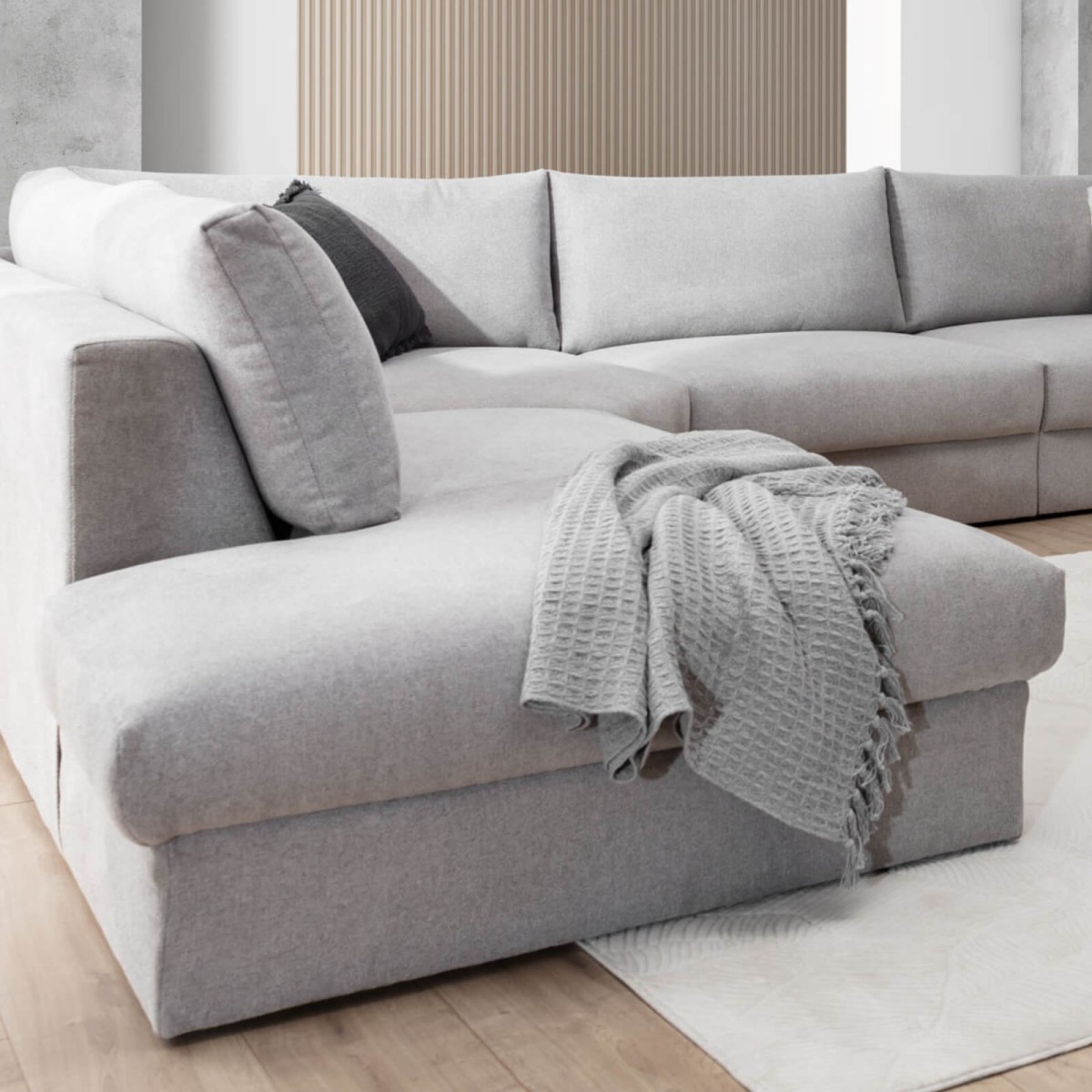 Element Kończący Lewy OL HERMES 106 cm Moduł Budujący Narożnik do Salonu