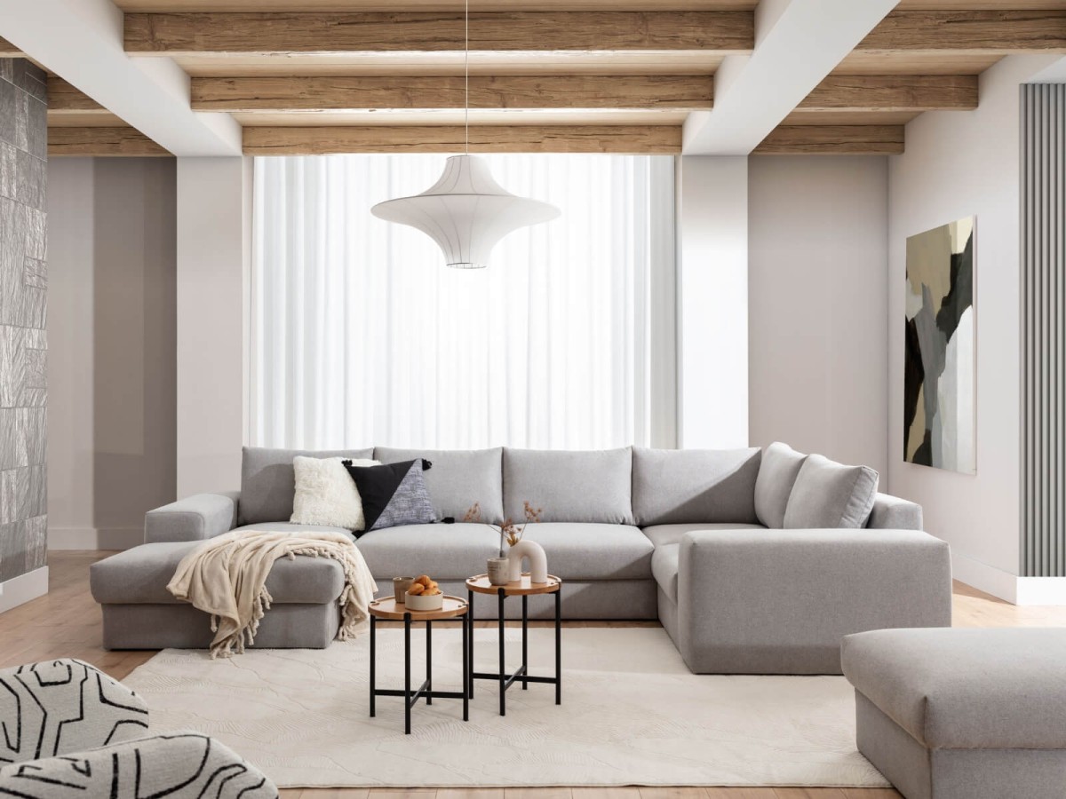 Narożnik HERMES XL 365 cm Modułowy OBL+3+R+1BP Nowoczesny do Salonu