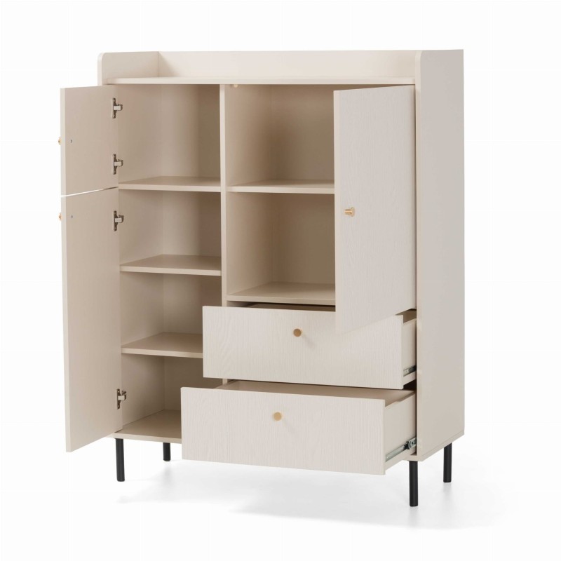 GRANDE GR1 KOMODA WYSOKA NÓŻKI BEŻ PIASKOWY WEWNĄTRZ.jpg